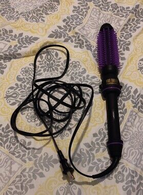 Like-New! Hot Tools Professional Purple Bristle Hot Brush